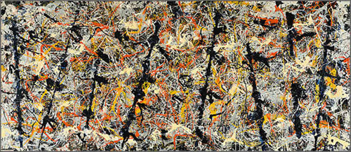 Blue Poles by Jackson Pollock