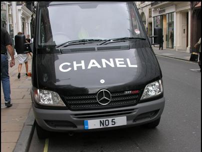 Chanel NO5 number plate