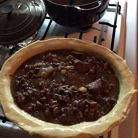 game pie cooking