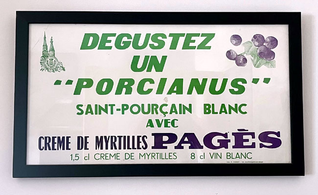 Saint-Pourcain wine sign