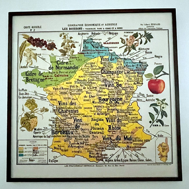 France drinks map